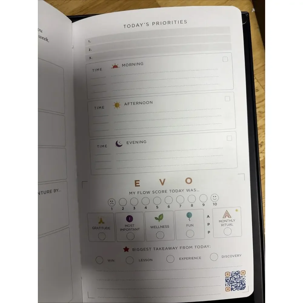 Project EVO Daily Planner Undated Brain Type EXPLORER Blue NEW
